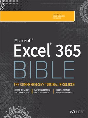cover image of Microsoft Excel 365 Bible